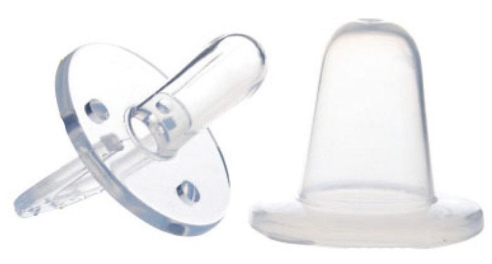 可愛(ài)小鴨全硅膠櫻桃型安撫奶嘴