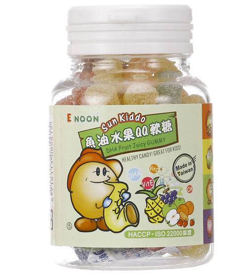 sunkiddo魚油水果QQ軟糖