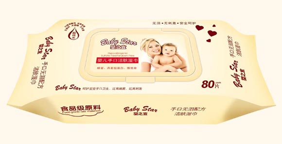 嬰之嬌手口無(wú)淚配方潔膚濕巾(80片)