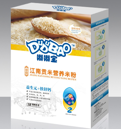 嘟嘟寶益生元+鐵鋅鈣營養(yǎng)米粉盒裝