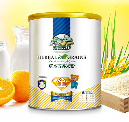 東鑫五谷益生元護腸草本五谷米粉全段