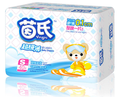 茵氏超薄紙尿片S碼