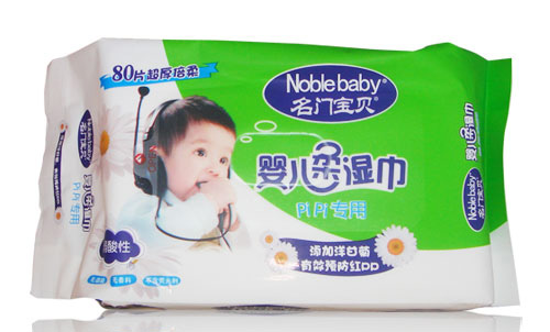 名門(mén)寶貝嬰兒柔濕巾80片