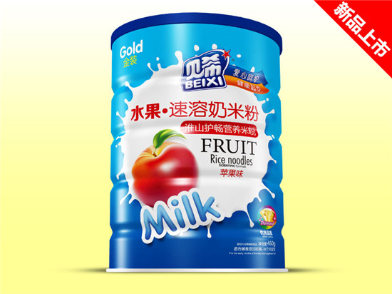 貝希水果速溶奶米粉鐵聽-淮山護暢