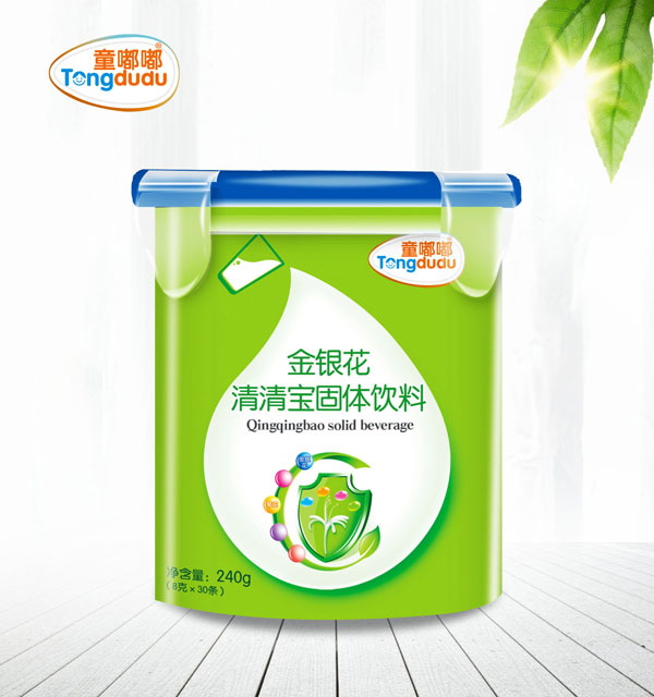 童嘟嘟金銀花清清寶固體飲料 樂扣裝