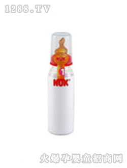 NUK高強(qiáng)度PC清色奶瓶250（帶1號乳膠仿真通氣奶嘴）