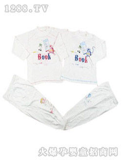 安嬰寶嬰兒肩開(kāi)套裝