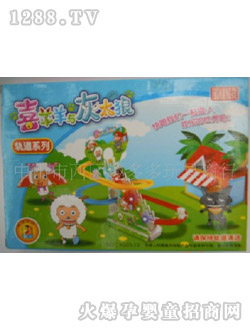 趣多多電動(dòng)音樂旋轉(zhuǎn)滑軌玩具