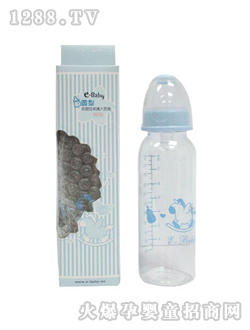 圓型高硼硅玻璃大奶瓶240ML