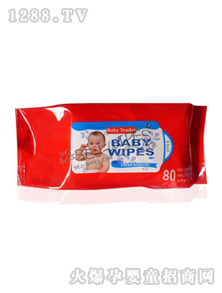 舒爾潔嬰兒濕巾紅色小包裝