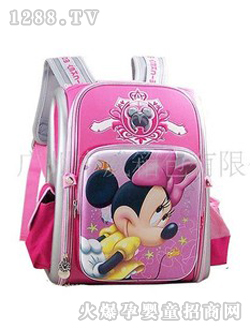 中威粉色米奇書(shū)包