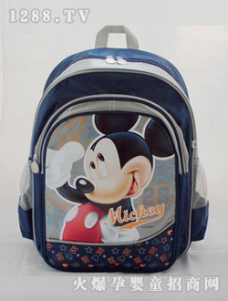 中威藍(lán)色米奇書(shū)包