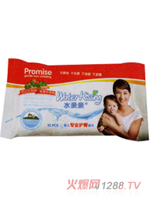 水親親專業(yè)嬰兒護臀濕巾10片裝