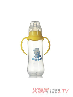 哈尼小熊標口弧形PP奶瓶240ml