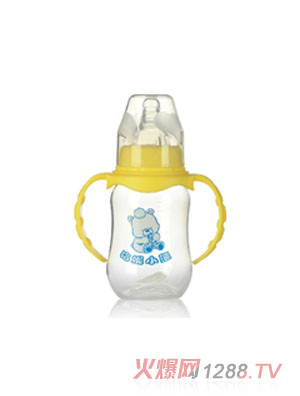 哈尼小熊標口弧形雙耳PP奶瓶150ml