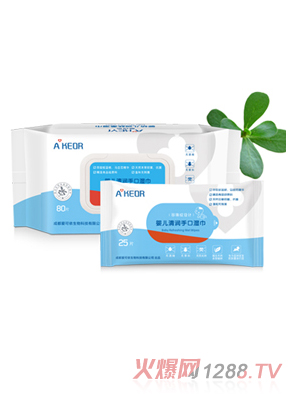 愛可依嬰兒清潤手口濕巾