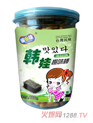 威樂(lè)佳韓娃趣味棒海苔味