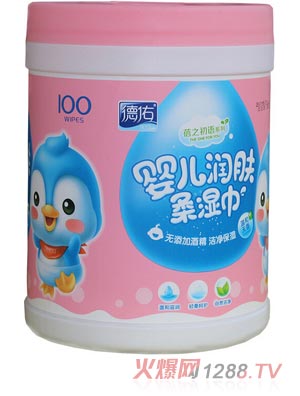 德佑潤(rùn)膚一次性濕巾100抽