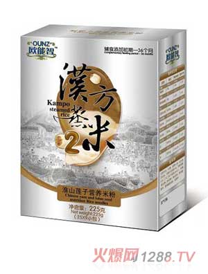 歐能智盒裝2段漢方蒸米淮山蓮子營養(yǎng)米粉