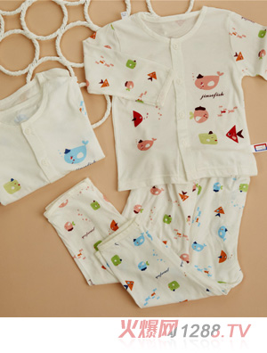 金色小魚蘆薈纖維單面小魚開(kāi)胸套