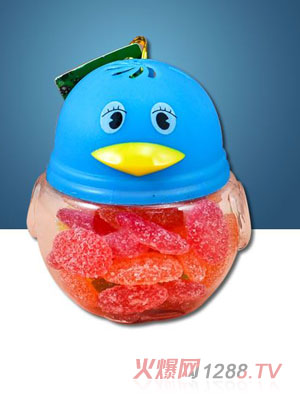 所愛(ài)小企鵝玩具軟糖藍(lán)色