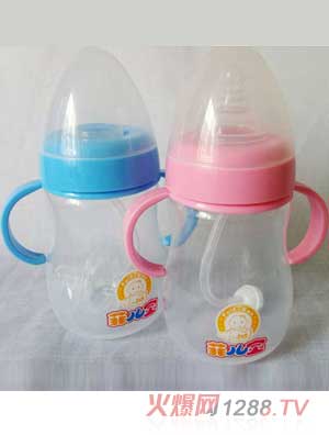 菲兒寶300ML寬口PP全自動奶瓶（粉藍）