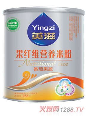 英滋果纖維番茄果蔬營養(yǎng)米粉456g
