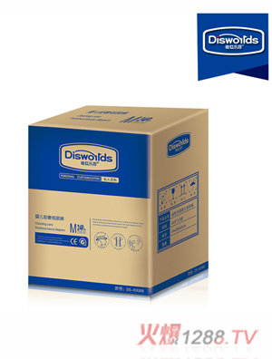 迪世樂(lè)園嬰兒輕奢紙尿褲M 24片整箱