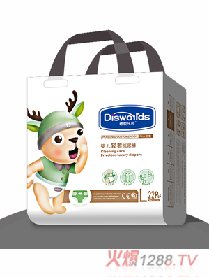 迪世樂(lè)園嬰兒輕奢紙尿褲L22片