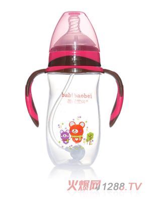 芭芘寶貝PP寬口徑奶瓶280ml