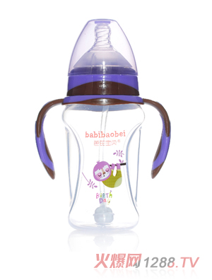 芭芘寶貝PP寬口徑奶瓶300ml