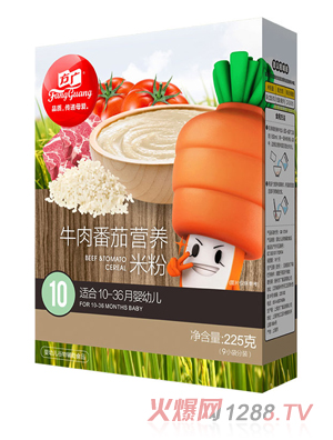 方廣牛肉番茄營養(yǎng)米粉225g