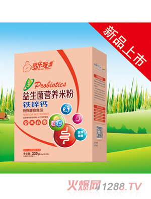 倍樂媽咪益生菌營(yíng)養(yǎng)米粉鐵鋅鈣（盒）