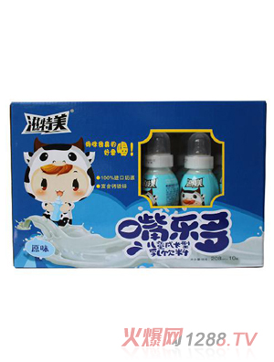 滋特美嘴樂多兒童成長(zhǎng)型乳飲料 10瓶箱裝 藍(lán)色