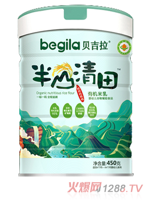 貝吉拉半山清田有機(jī)米乳 鐵鋅鈣核桃 聽裝