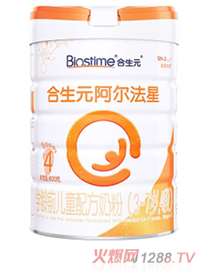 合生元阿爾法星學(xué)齡前兒童配方奶粉（3-7歲，4段）
