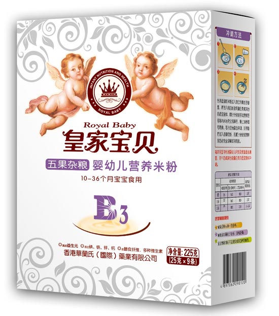 皇家寶貝225克營(yíng)養(yǎng)米粉米粉-五果雜糧